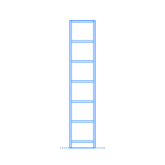 Furniture Bookcases Ikea Billy Bookcase Thin Tall Craft Design Svg File, Free Vectors File